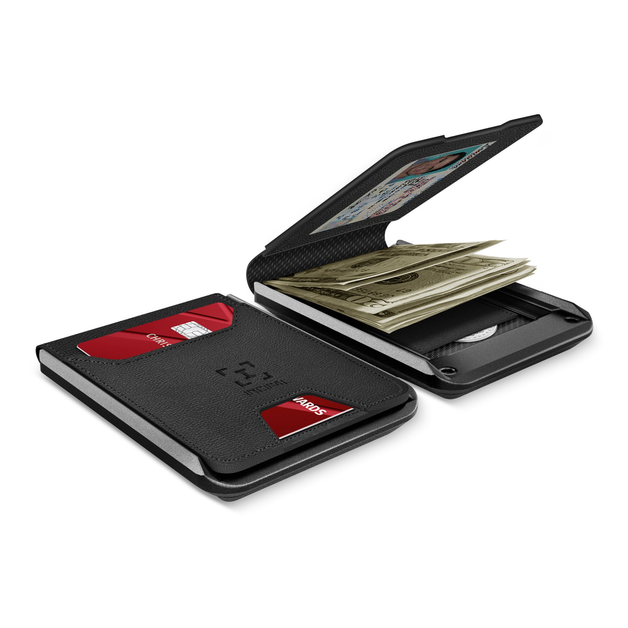 I01 Card Holder Wallet - Nappa Black - Matte