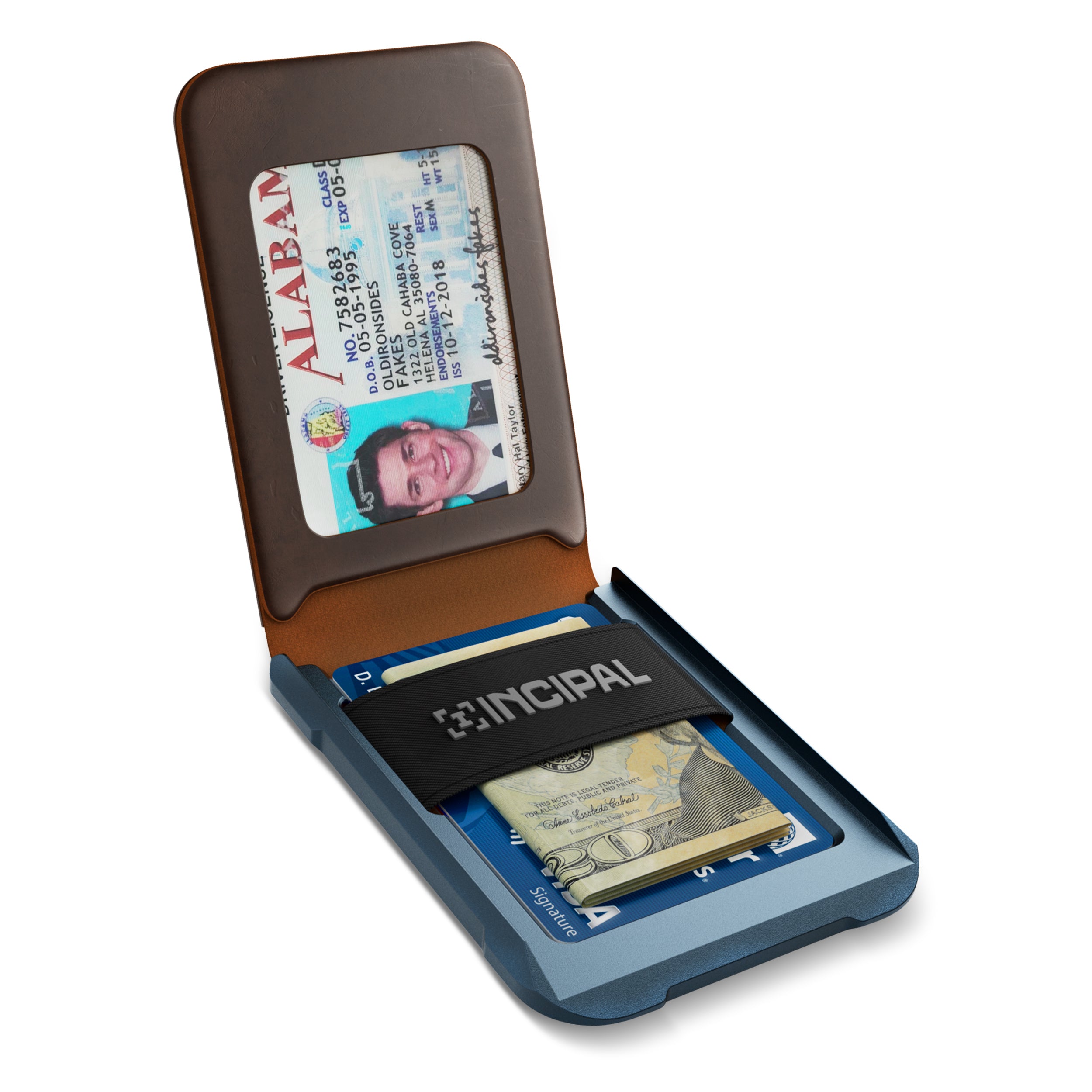 I09 Wallet for Men - Crazy Horse